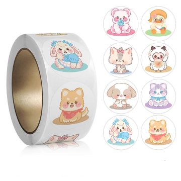 Cute Cartoon Animal Children Stickers - Toy Game Gift Sealing Decoration
