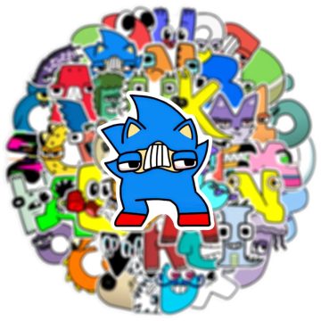 Alphabet Lore Kawaii Stickers for Skateboard & Notebook