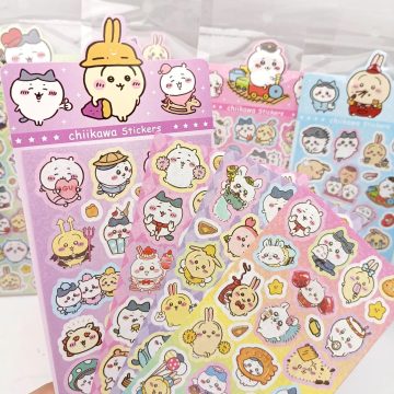 Mix Kawaii Chiikawa Anime Stickers Cute Hand Account Suitcase Phone Case Laptop Kids Gifts
