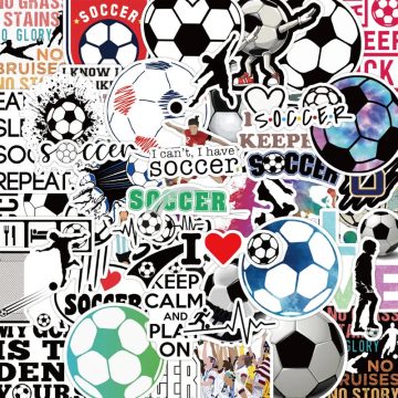 Football Graffiti Stickers Laptop & Scrapbook Decoration