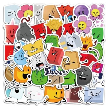 Battle for Dream Island Stickers for Laptop, Phone, Car, Scooter, Water Bottle, Suitcase, Stationery