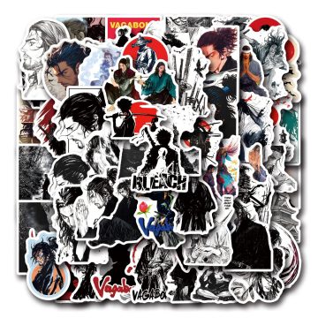 Vagabond Anime Stickers - Japan Warrior Decals for Fridge, Tech & Vehicles