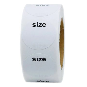 Blank Writable White Label Stickers for DIY and Office Use