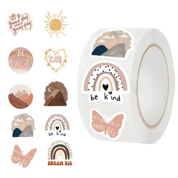 BOHO Inspirational Journal Materials Cartoon Graffiti Stickers for Phone Guitar Laptop Notebook Suitcase Bottles Gift