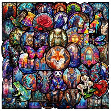 Colorful Graffiti Stickers for Helmets, Walls, and DIY Decor