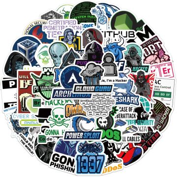 Hacker Programming Stickers - Graffiti DIY Laptop Phone Skateboard Waterproof Decals