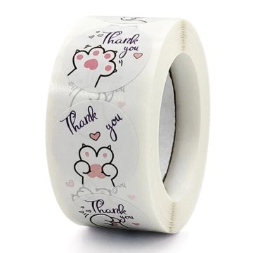Cartoon Animals Sealing Labels Teacher Kids Stationery Thank You