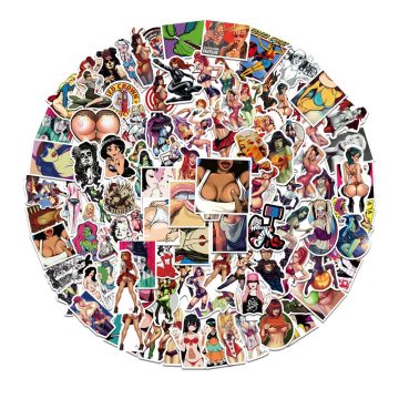 Anime Beauty Girls Art Stickers