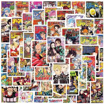 Anime Poster Stickers Waterproof Decorative Decals for Guitar and Skateboard