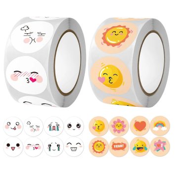 Cute Cartoon Sealing Stickers Thank You Sticker Envelope Gift Decor Labels Children Stationery