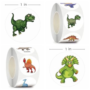 Dinosaur Teacher Reward Stickers - Kids School Stationery Supplies