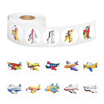 Airplane Stickers for Kids Birthday and Teacher Reward Supplies