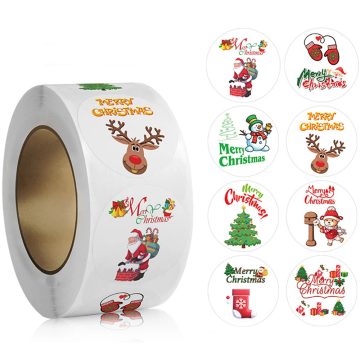 Christmas Gift Tag Stickers - Holiday Party Praise Reward Labels