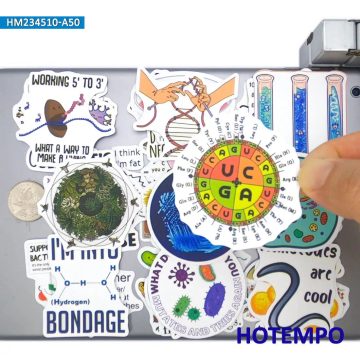 Biology Graffiti Stickers for Kids and Educational Use