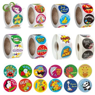 Animal Encouragement Stickers for Kids and Teachers