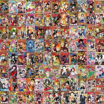 Aesthetic Anime Poster Stickers for Guitar and Phone Cases