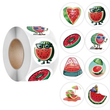 Watermelon Summer Stickers for Scrapbooking and DIY Crafts
