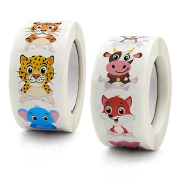Cute Cartoon Animal Stickers for DIY Gifts and Scrapbooking