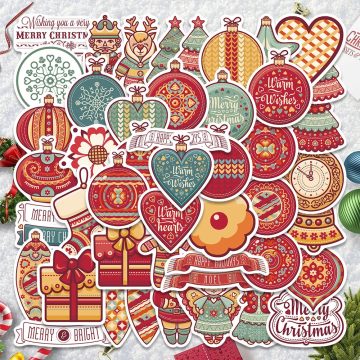 Christmas Cartoon Stickers DIY Gift & Decoration Use