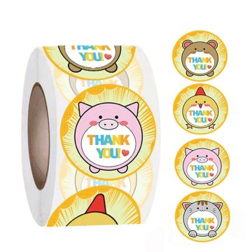 Thank You School Stickers - Teacher Student Sealing Stationery