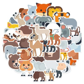 Cartoon Animal Graffiti Stickers for Motorcycle Kids Toys