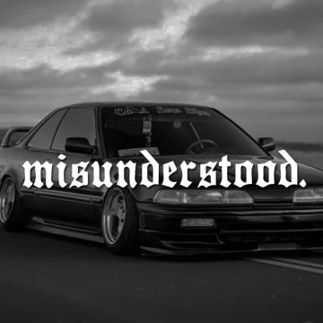 Misunderstood Vinyl Windshield Banner Decal for Vehicles