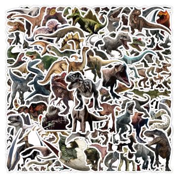 Realistic Jurassic Dinosaur Animal Stickers - Decals for Notebook, Skateboard, Laptop
