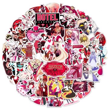 Hazbin Hotel Anime Stickers - Helluva Boss Graffiti Decals for Helmet & Car