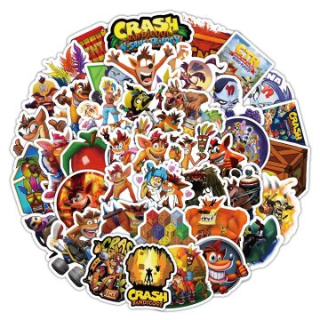 Crash Bandicoot Game Stickers