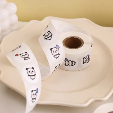 Panda Roll Reward Labels - Student Praise Stationery Sealing Stickers