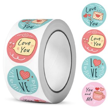 Valentine Love Wedding Gift Scrapbooking DIY Sealing Labels
