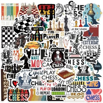 Chess Game Aesthetic Graffiti Stickers for Skateboard Motorcycle