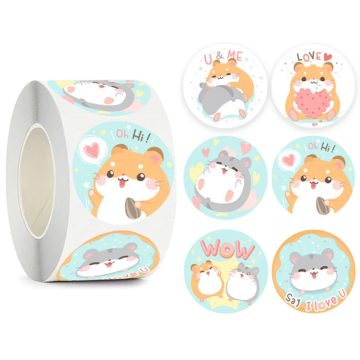 Cartoon Animal Thank You Sealing Labels - Business Baking Party Gift Decoration