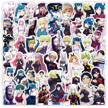 Mato Seihei No Slave Anime Stickers Vinyl Decals for Luggage, Laptop, Car, Water Bottle