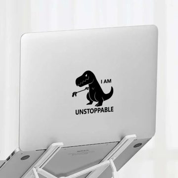 Unstoppable Dinosaur Sticker - Car Door Window Accessory Decal