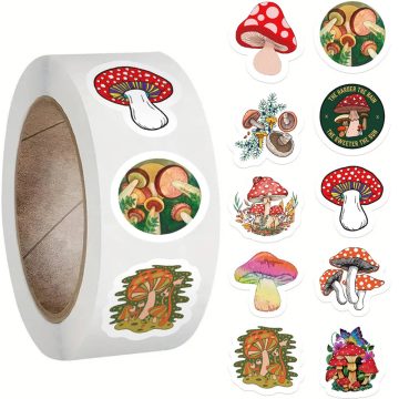 Mushroom Reward Stickers - School Student Scrapbooking DIY Decor