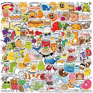 Cute Kawaii Cartoon Stickers for Skateboard & Accessories