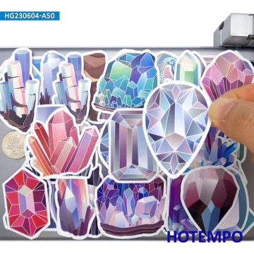 Shiny Gemstone and Crystal Stickers for Scrapbooking