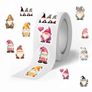 Cartoon Gnome Dwarf Stickers for Kindergarten Children Reward Gift