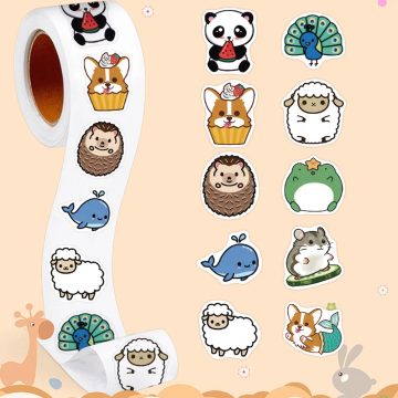 Cute Animals Motivational Reward Star Stickers for School Teacher Student