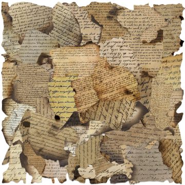 Burned Paper Aesthetic Stickers for Laptop and Diary Decor