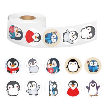 Cute Penguin Animal Stickers - DIY Toy Decoration Stationery Labels