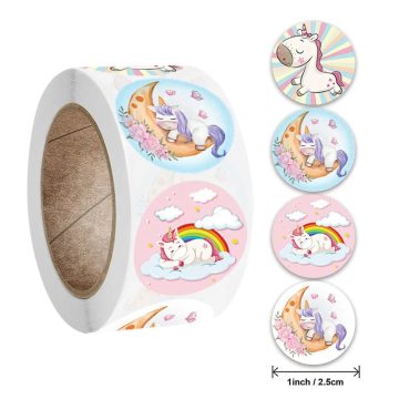 Unicorn Reward Stickers for Kids Teacher Encouragement