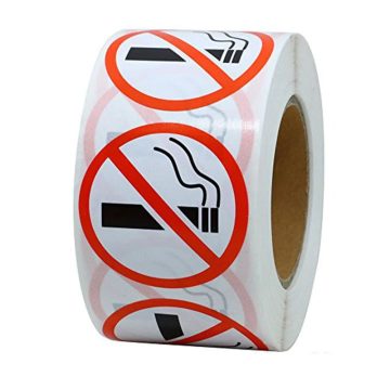 Danger Sticker Art Paper Funny No Smoking Warning Decal Wholesale Superior Quality