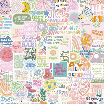 Kawaii Danish Pastel Aesthetic Stickers for Diary & Laptop