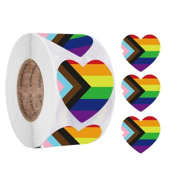 Heart Shaped Stickers Gift Seal Labels for Scrapbooking, Packaging, and Wedding Decoration