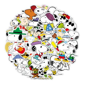 Cute Snoopy Comics Cartoon Graffiti Stickers for Fridge Luggage Laptop Phone Guitar Skateboard