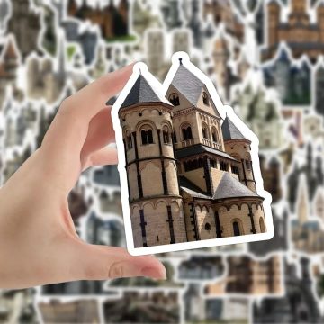 European Architecture Graffiti Decals for Skateboard