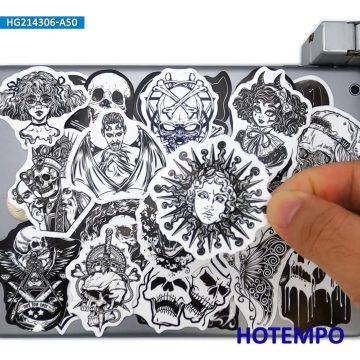 Witch and Demon Gothic Stickers for Journals and Devices