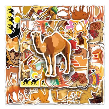 Camel Cartoon Vinyl Stickers for Skateboard, Waterproof